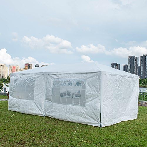Toucan Outdoor 20' x 10' Outdoor Canopy Party Tent With 6 Sidewalls