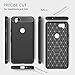 Suensan Pixel 2 Case, Google TPU Shock Absorption Technology Raised Bezels Protective Case Cover - Black