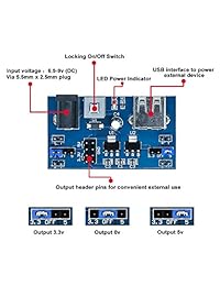 Electrónica Básica Kit w módulo de alimentación, placa de pruebas, Jumper, LED, resistencias de alambre para Arduino, Raspberry Pi