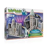 Wrebbit Puzz-3D New York City Collection, Financial District, N.Y.C. 3D Jigsaw Puzzle (925 Pieces)