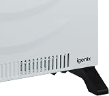 Igenix IG5200 2000W Portable Convector Heater Thermostat White Home Office view 4
