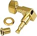 Fender American Series Stratocaster Guitar Tuners with Gold Hardware Set of 6 Gold