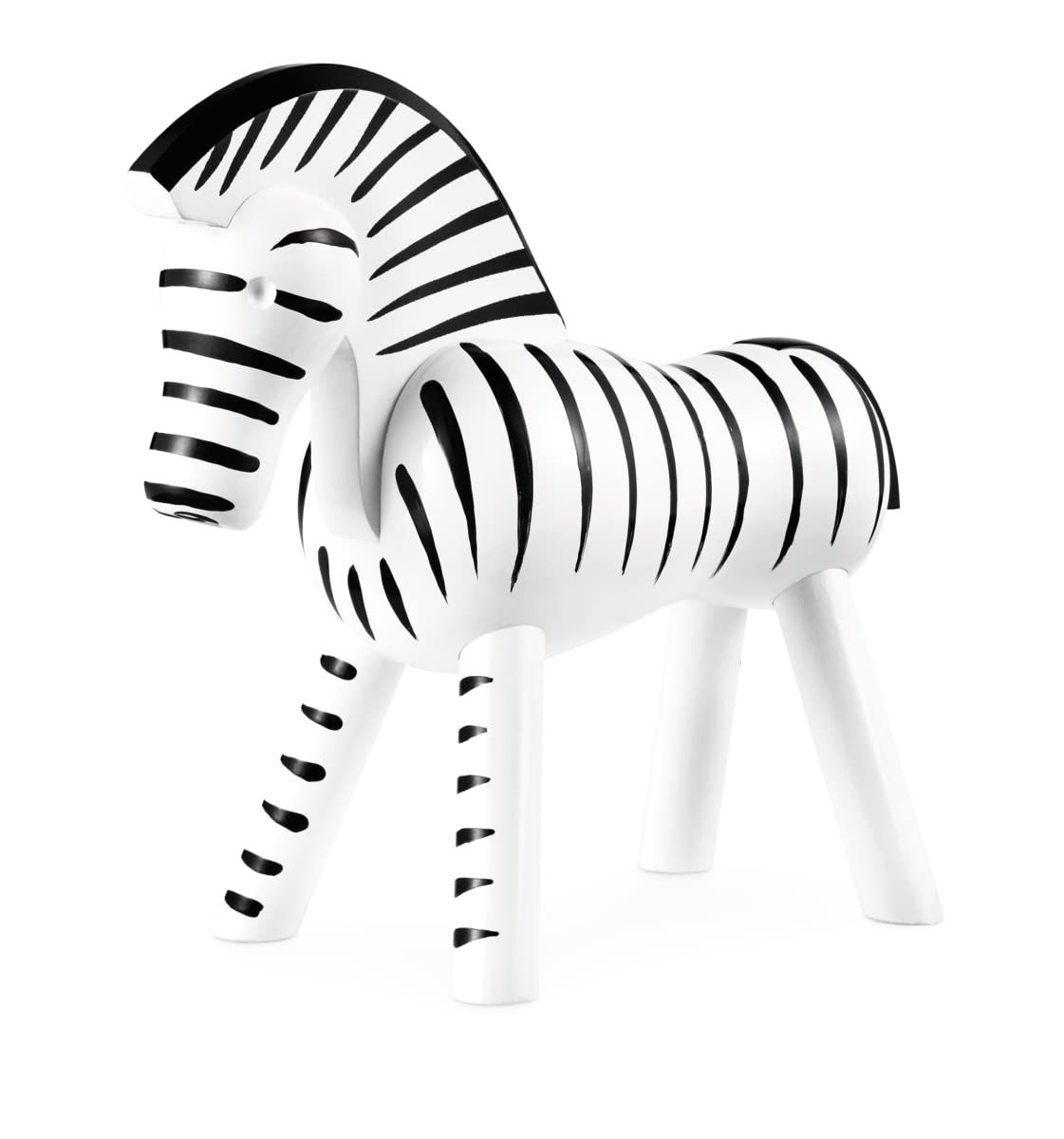 Kay Bojesen Zebra Figures 14 cm Wooden Figures Christmas Decoration, Black