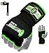 FIGHTSENSE Padded Gel Inner Gloves with Long Wraps for Boxing MMA Wrist Hand Wraps Muay Thai Under Gloves Training Pair