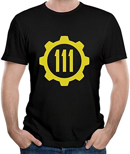 NBS Men's Fall Out 4 Vault 111 Logo Black L Tshirts