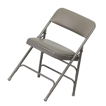Amazon Com Metal Folding Chair With Durable Steel Frame