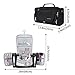 Lifewit Hanging Toiletry Bag Waterproof Travel Essentials Organizer Personal Cosmetic Makeup Shaving Kit