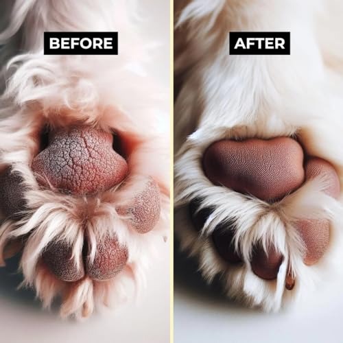 Moe Puppy Natural Paw Balm for Dogs & Cats | Lick Safe Paw Balm for Cracked & Dry Paws and Nose | Heals, Repairs & Moisturizes Paws, Elbows & Dry itchy nose (30 g) (Pack of 1)