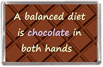 Dieta equilibrada Chocolate ambas manos electrónica al por ...