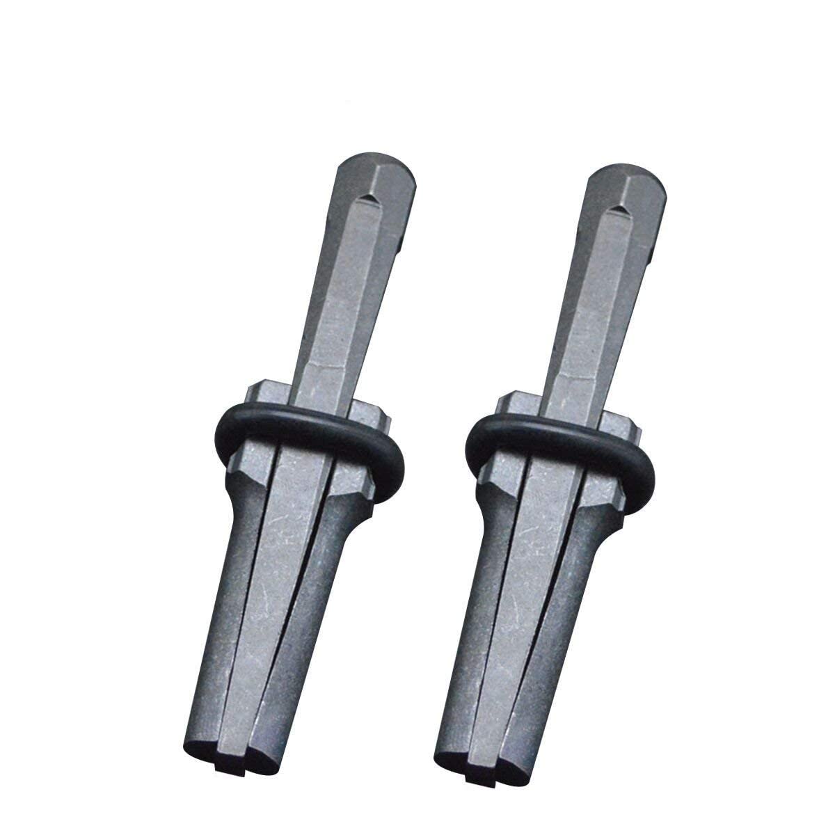 feedal Plug Wedge and Feather Shim Rock Stone Splitter Plug Wedges and Feather Shims Concrete Rock Stone Splitter Hand Tool 9/16'' 14 mm Pack of 2