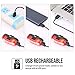 LE Rechargeable LED Bike Light, Bicycle Rear Light, 5 Lighting Modes, Cycling Taillight, USB Cable Included