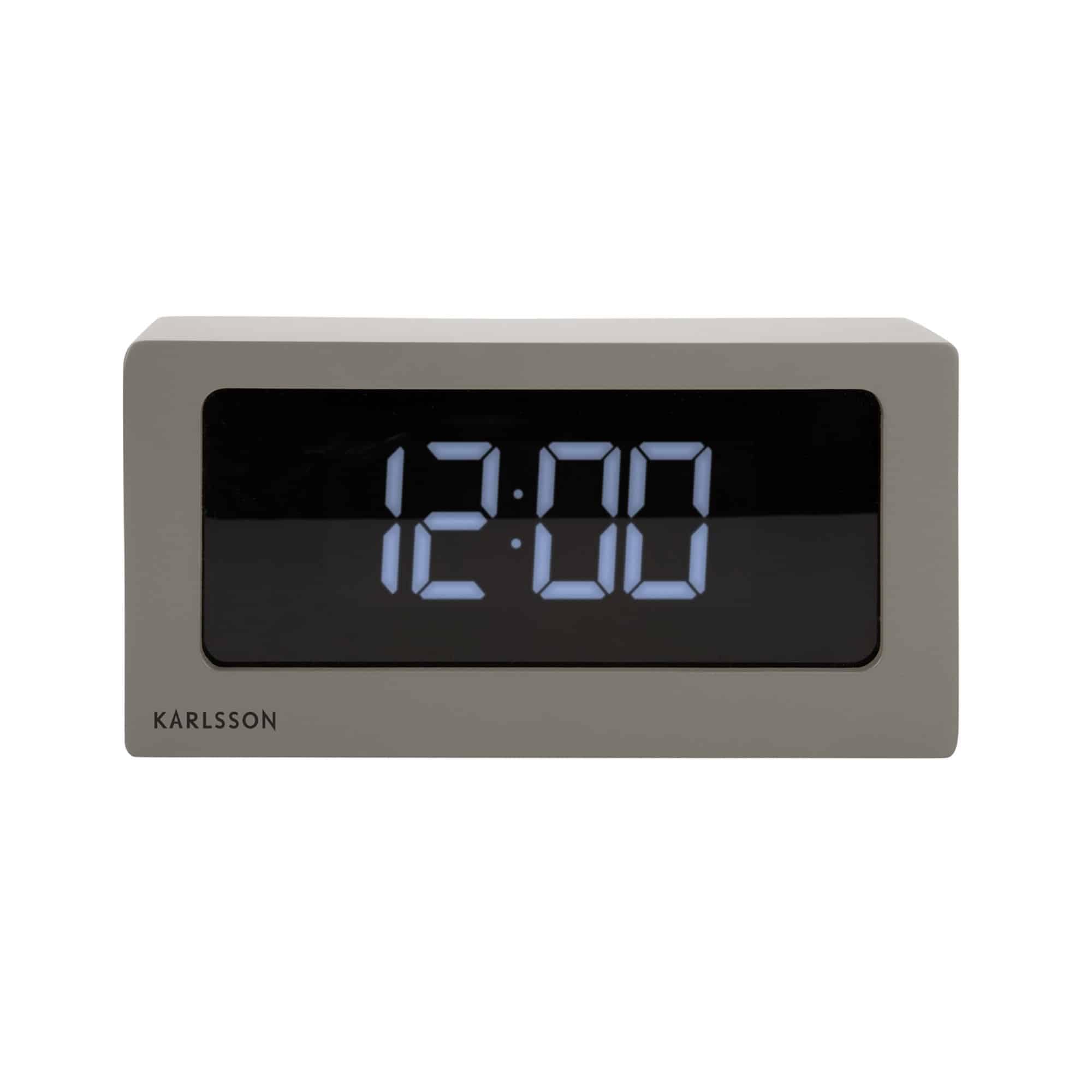 Karlsson Table Clock 'GREY - WARM GREY (KA5868WG)