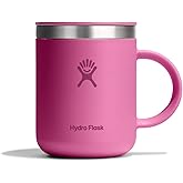 Hydro Flask Coffee Mug – Insulated Stainless Steel, Non Spill, Leak Resistant Travel Mug 12 Oz Reef Pink