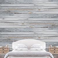 Wall Mural Wood Removable Self-Adhesive Wallpaper Wall Decoration for Bedroom Living Room - 66x96 inches