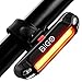 BIGO LED Bike Lights USB Rechargeable Bike Front Light 900 Lumens Super Bright Bicycle Lights Bike Headlight IP65 Waterproof 3 Light Modes Easy to Install for Cycling Safety Flashlight (Black1)