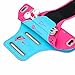 F-color Phone Armbands for Cellphones Armband for Phone iPhone 6S 6 Plus (Not for iPhone 7 7 Plus),Phones with screen up to 5.5 inches, Running Band with Earbuds Slots Key and Card Holder,Blue + Pink