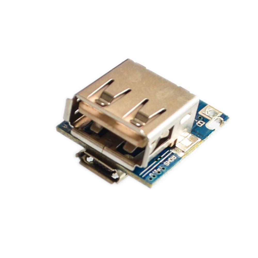 Youmile 10Pcs 5V Battery Charging Protection Board 1A Boost Step Up Power Supply Module 134N3P Lithium Battery Li-ion Charger Board for DIY LED Display USB and Micro Port - Image 4