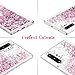 Caka Case for Galaxy Note 10 Plus Glitter Case Liquid Bling Luxury Fashion Flowing Floating Sparkle Shining Glitter Soft TPU Clear Women Girls Case for Samsung Galaxy Note 10+ Plus 5G (Rose Gold)