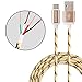 Type C Cable ESEEKGO 3Pack for LG G5 Cable Charging Power Line Nylon Charger Cables for huawei P9 New Apple MacBook,Nexus 5X (3M/10Ft Gold+Pink+Grey)