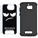 CoolPad Defiant Case, LEEGU [Shock Absorption] Dual Layer Heavy Duty Protective Silicone Plastic Cover Case for CoolPad Defiant / CoolPad 3632A - Don't Touch My Phone