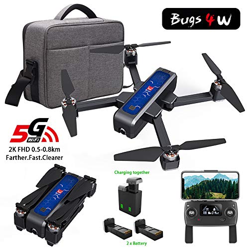 MOSTOP MJX B4W Drone 5G WiFi FPV Camera Drone B4W RC Quadcopter GPS Foldable Full HD 2K Video Record