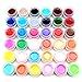 36 Colors Solid Pure Mix Color UV Builder Gel Acrylic Set for Nail Art Tips by RY