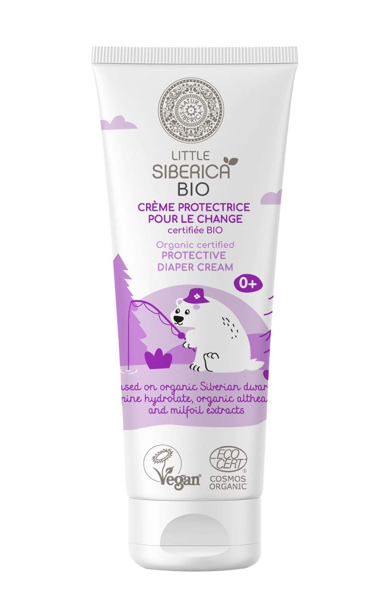 Natura Siberica Little Siberica. Organic Certified Protective Diaper Cream, Size 0, 75 ml