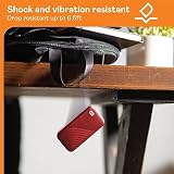 WD My Passport SSD 2TB Portable External SSD 1050MBs Red PC Mac Xbox PS view 11