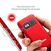 artfone-C10-Big-Button-Mobile-Phone-for-Elderly-Senior-Flip-Mobile-Phone-Dual-SIM-Unlocked-Card-with-24-Large-Screen-SOS-Button-Talking-Numbers-FM-Radio-Torch-and-Charging-Cradle-Red artfone C10 Big Button Mobile Phone for Elderly, Senior Flip Mobile Phone Dual SIM Unlocked Card with 2.4" Large Screen | SOS Button | Talking Numbers | FM Radio | Torch and Charging Cradle (Red)