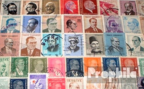 Prophila Collection Turkey 50 various stamps (Stamps for collectors)