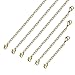 Jstyle 8-12 Pcs Stainless Steel Extender Chain for Necklace Bracelet Set Jewelry Extenders
