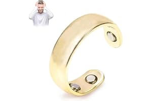 TACBSP Auvulis Migraine Rings for Women Men Anti Snoring Ring Lymphatic Therapy Ring Auvulis Vitality Migraine Rings Adjustable Fatigue Relief Rings