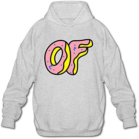 Men's Odd Future Donut Logo Hoodies Ash M
