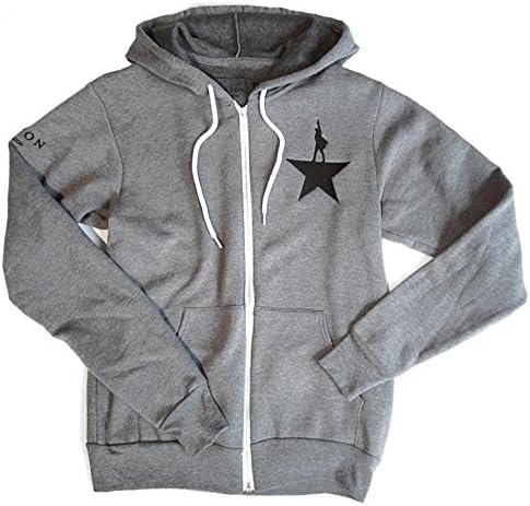 Official Hamilton Grey Zip-Up Hoodie-XS