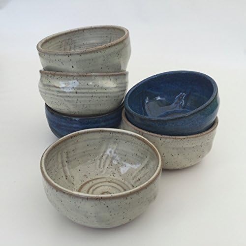 Large White Pottery Shaving Bowl for Men - Handmade