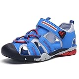 JACKSHIBO Boy's Girl's Outdoor Athletic Closed-Toe Strap Sandals (Little Kid/Big Kid)