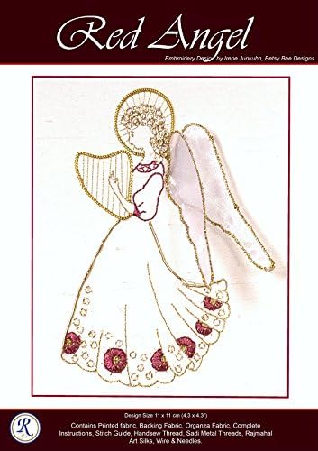 Goldwork Red Angel Needlework Embroidery Kit