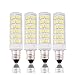 Bonlux 6W Dimmable E11 LED Light Bulb 45W Halogen Bulbs Equivalent Mini Candelabra E11 Base Daylight 6000K T3/T4 Omni-directional LED Bulb for Ceiling Fan, Indoor Decorative Lighting (Pack of 4)