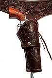 22 Caliber Brown Leather Gun Holster