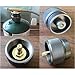 Walmeck- Camping Stove Adapter 1LB Propane Small Tank Input EN417 Lindal Valve Output