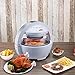 Hometech Patented 1200W 13L Spaceship Air Fryer Deep Fryer (Healthy No Fat Oil-Free, 6 One-touch Cooking Options, Far Infrared 3D Heating Technology for Kitchen Cooker), White