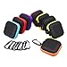 Sunmns 8 Pieces in Ear Bud Earphone Headset Headphone Case Mini Storage Carrying Pouch Bag with Carabiners primary