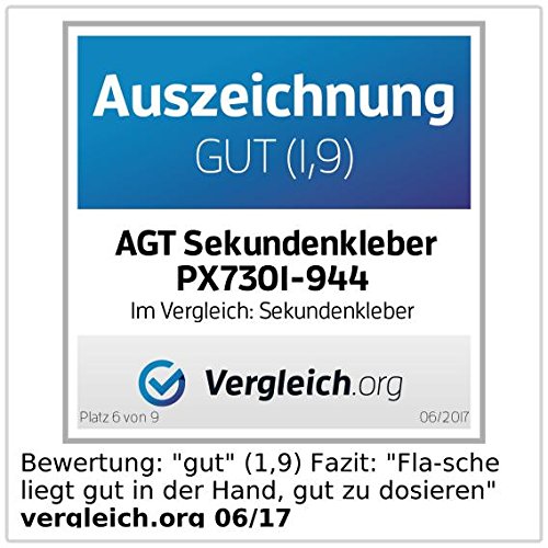 AGT Klebstoff: 3er-Set Super-Sekundenkleber (3x 20 g) (Keramikkleber) – Bild 4