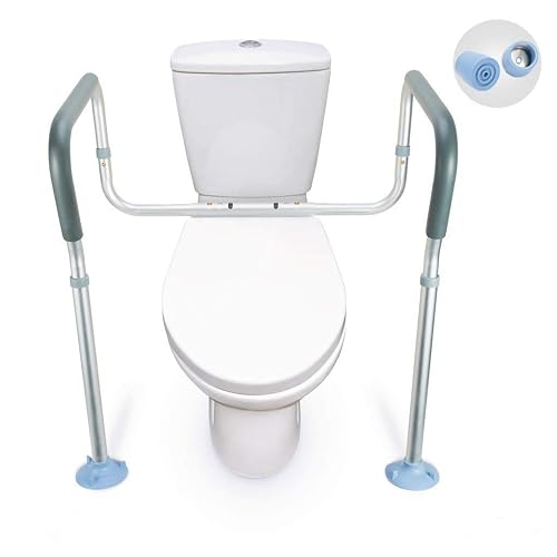 OasisSpace Toilet Rail - Medical Bathroom Safety Frame for Elderly ...