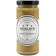 Kozlik's Sweet & Smoky Brown Yellow Dijon Natural Gluten Free Non-GMO Mustard, 8.5oz Jar