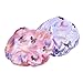Mudder Waterproof Women Shower Bath Cap, 2 Pack, Pink and Purple