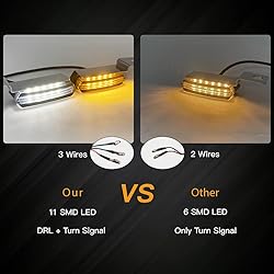 Mini LED Turn Signals Motorcycle Front Sequential