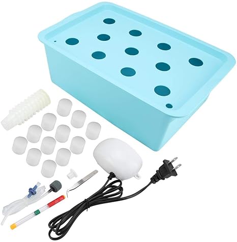 Amazon Co Jp 水耕栽培システム 10l 11穴 水耕栽培キット 室内栽培 自宅で野菜を栽培 再利用可能 四季適用 家庭菜園 掃除簡単 土壌ない培養ボックス ブルー Diy 工具 ガーデン
