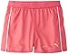 PUMA Big Girls' Active Double Mesh Short, Pink Glo, 7 (Small)