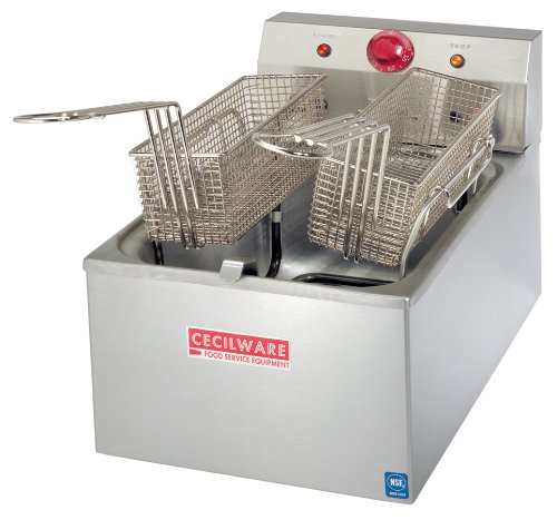 Click Here to See More Images Grindmaster-Cecilware EL310-240V Countertop Medium Duty 4-Inch Leg Higher Voltage Electric Fryer, 20-Pound